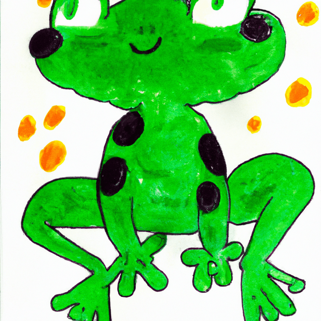 grenouille dessin enfant